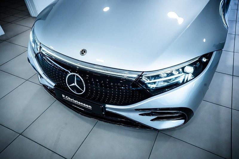 Brugt Mercedes EQS580 AMG line 384 kW (523 HK) 2022 Farve: gråmetal