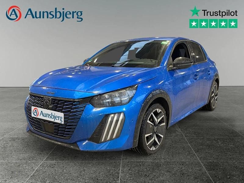 Blå metal Brugt 2023 Peugeot e-208 GTi Hatchback | 179.500 kr. (Fair pris) - Billede 1/4