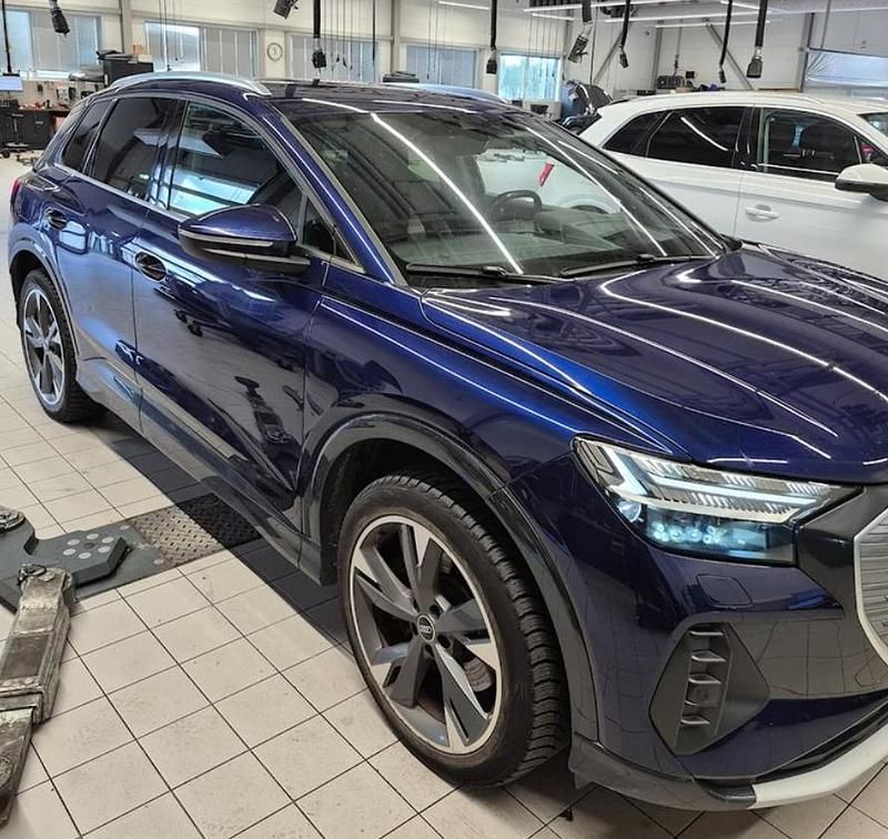 Mørkblåmetal Brugt 2021 Audi Q4 e-tron Advanced SUV | 234.900 kr. (Fair pris) - Billede 1/4