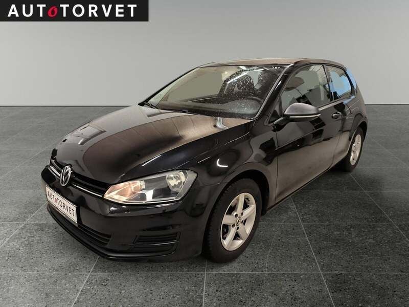 Sort Brugt 2013 VW Golf VII Trendline Hatchback | 79.700 kr. (Super pris) - Billede 1/4