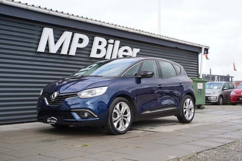 Blåmetal Brugt 2018 Renault Scénic IV Zen MPV | 134.900 kr. (Lidt for dyr) - Billede 1/4