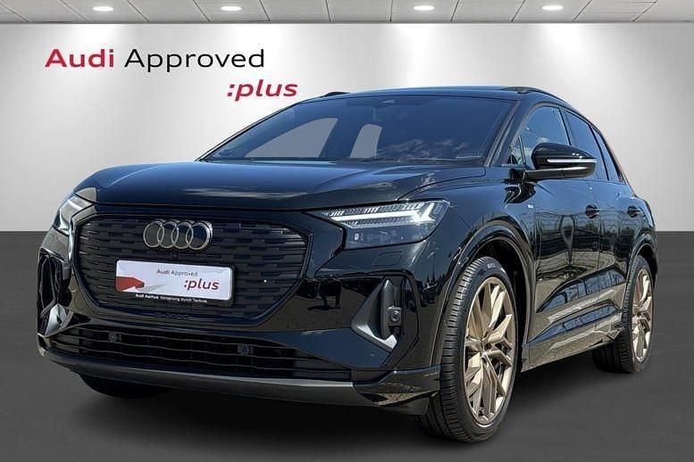 Sort Brugt 2025 Audi Q4 e-tron Advanced SUV | 499.900 kr. - Billede 1/4
