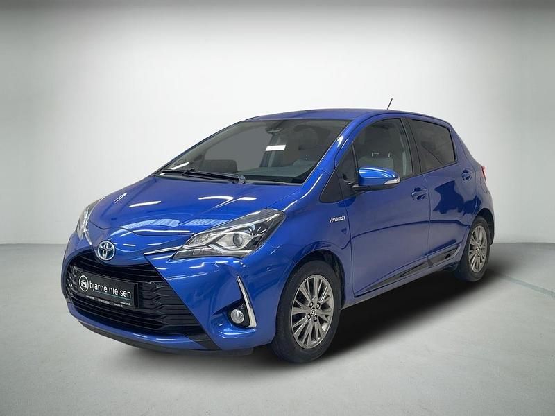 Blåmetal Brugt 2017 Toyota Yaris Hybrid H2 Hatchback | 89.900 kr. (Super pris) - Billede 1/4
