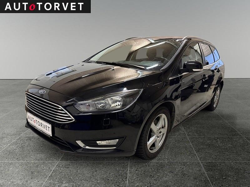Sort Brugt 2017 Ford Focus Titanium Hatchback | 64.700 kr. (Fair pris) - Billede 1/4