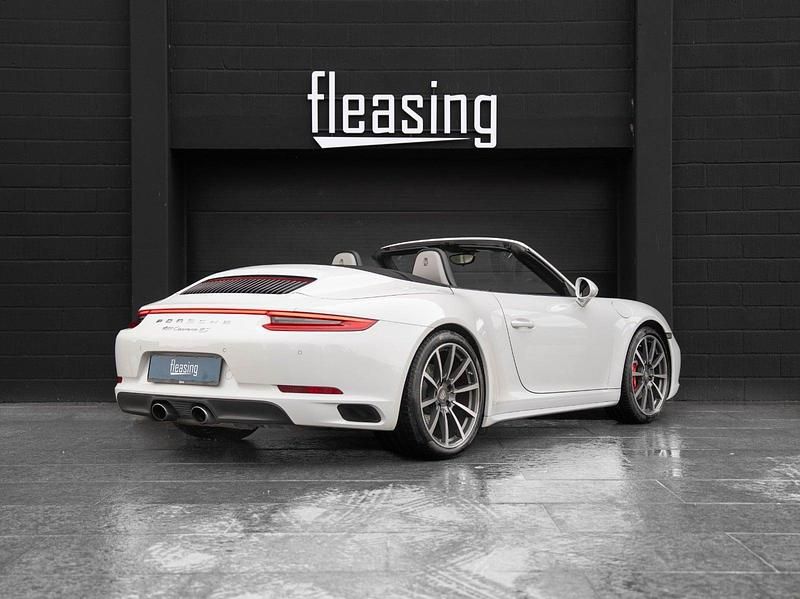 Brugt Porsche 911 Carrera 4S Cabriolet 420 HK (308 kW) 2016 Hvidmetal Cabriolet