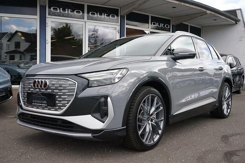 Grå Brugt 2024 Audi Q4 e-tron S-Line SUV | 369.900 kr. (God pris) - Billede 1/4