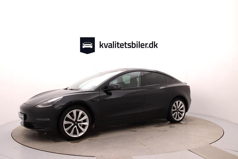 Brugt Tesla Model 3 Standard Range Plus 225 kW (306 HK) 2019 Sortmetal Sedan