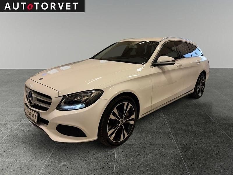 Hvid Brugt 2016 Mercedes C350 Avantgarde Stationcar | 189.700 kr. - Billede 1/4