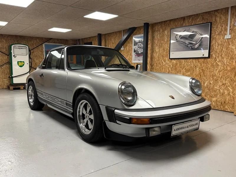 Brugt Porsche 911 165 HK (121 kW) 1977 Sølvmetal Cabriolet