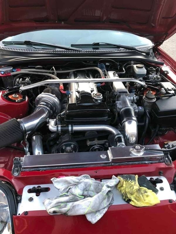 Brugt Toyota Supra 623 HK (458 kW) 1993 Rød Coupe