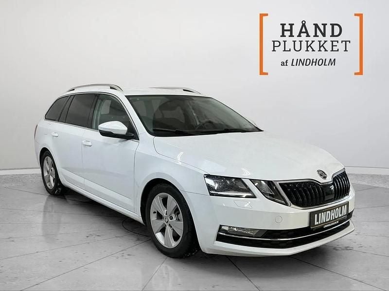 Hvid Brugt 2019 Skoda Octavia Ambition Stationcar | 174.900 kr. (Fair pris) - Billede 1/3