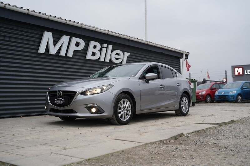 Gråmetal Brugt 2016 Mazda 3 Vision Sedan | 109.900 kr. (Fair pris) - Billede 1/4
