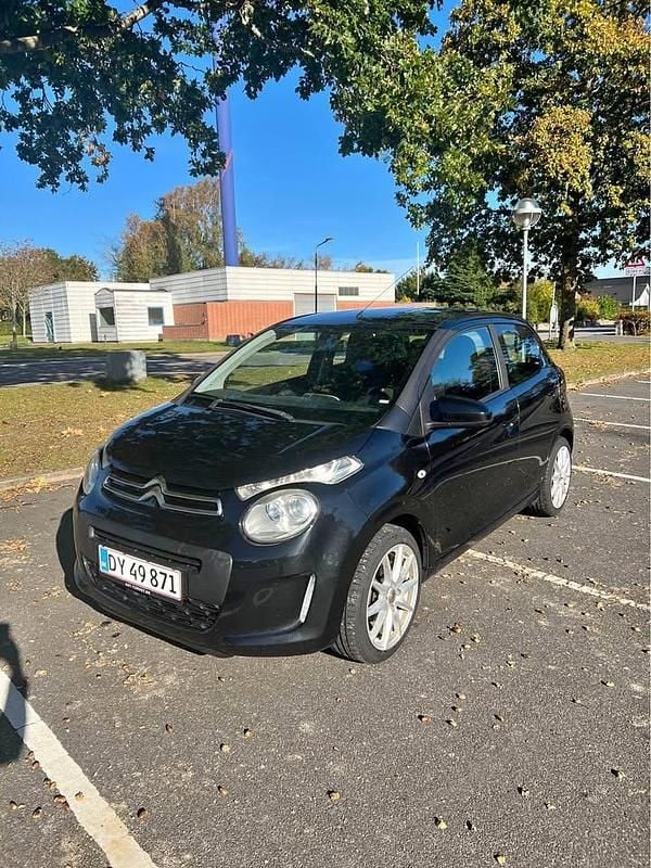 Sort Brugt 2017 Citroën C1 PureTech Hatchback | 37.000 kr. (Fair pris) - Billede 1/4