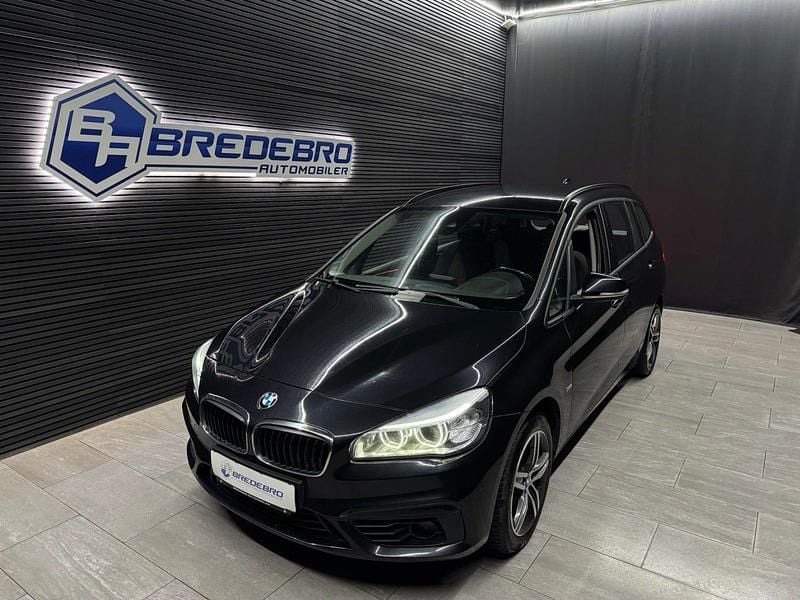 Sort Brugt 2015 BMW 220 Gran Tourer Sport Line MPV | 159.500 kr. - Billede 1/4