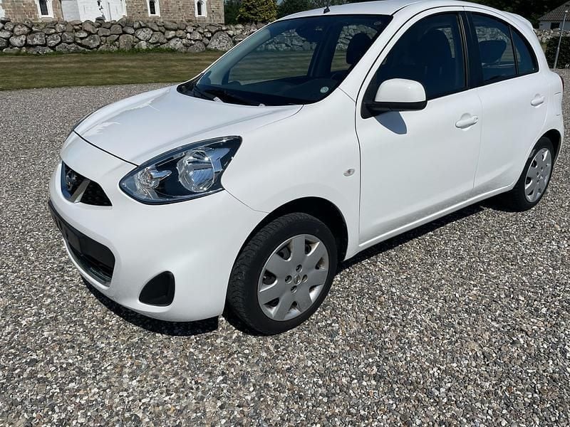 Hvid Brugt 2017 Nissan Micra Acenta Hatchback | 54.900 kr. (Fair pris) - Billede 1/4