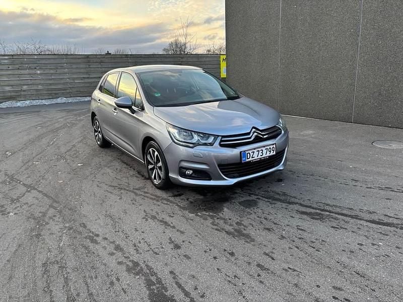 Brugt Citroën C4 100 HK (73 kW) 2018 Grå Hatchback