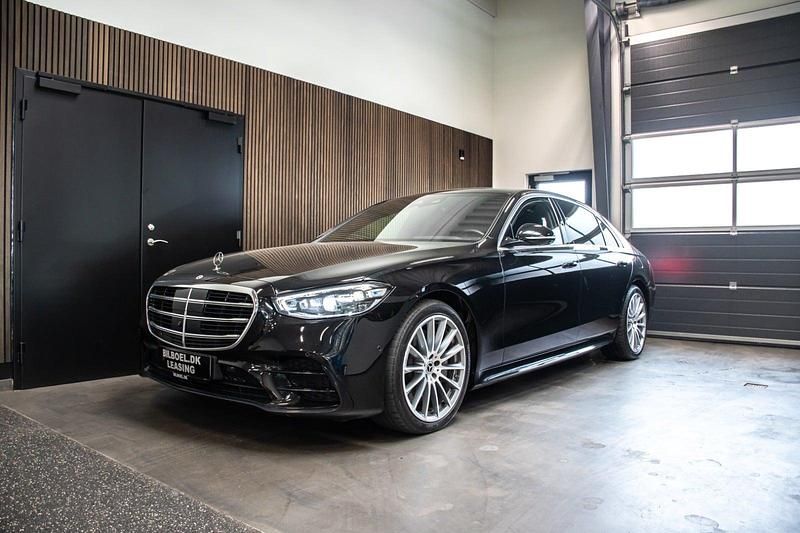 Sortmetal Brugt 2022 Mercedes S580 AMG line Sedan | 7.624 kr. - Billede 1/4