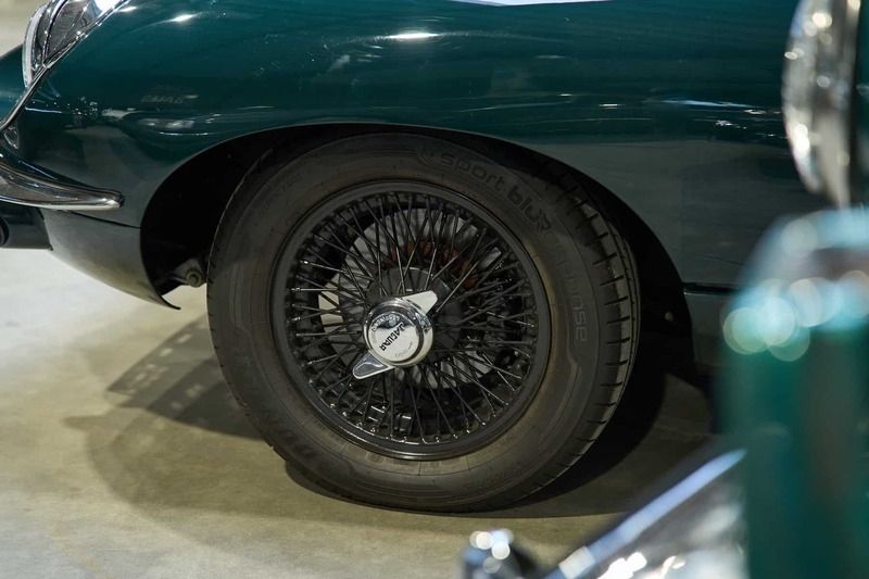 Brugt Jaguar E-Type 1969 Grøn