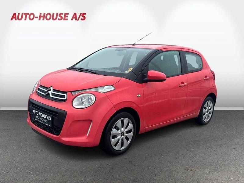 Rød Brugt 2014 Citroën C1 Feel Hatchback | 29.500 kr. (Super pris) - Billede 1/4
