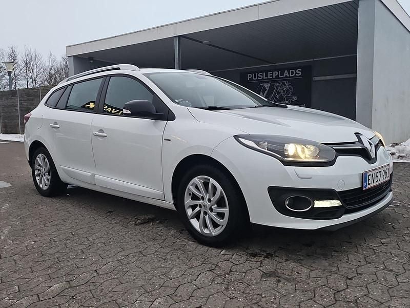 Brugt Renault Mégane III LIMITED 110 HK (80 kW) 2015 Hvidmetal Stationcar