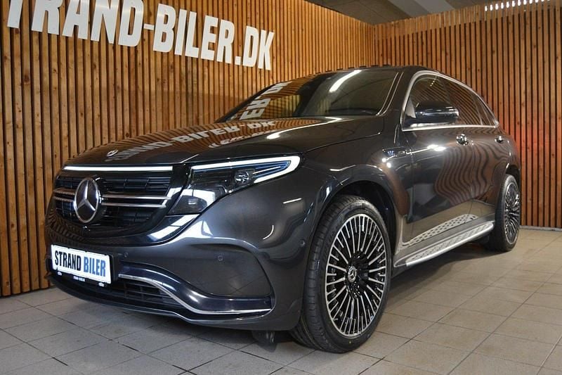 Gråmetal Brugt 2021 Mercedes EQC400 AMG line SUV | 349.800 kr. (Fair pris) - Billede 1/4