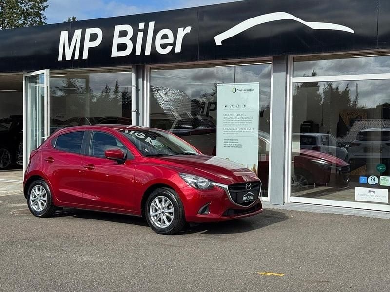 Bordeauxmetal Brugt 2018 Mazda 2 Hatchback | 89.900 kr. (Fair pris) - Billede 1/4
