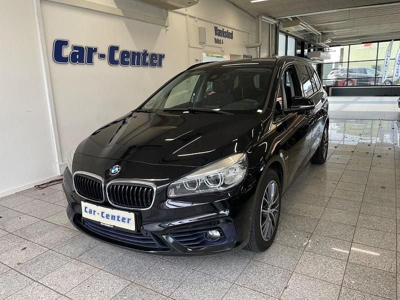 Sortmetal Brugt 2018 BMW 220 Gran Tourer Advantage MPV | 4.696 kr. - Billede 1/4