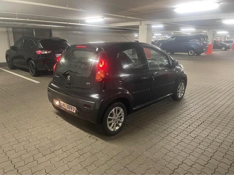 Brugt Peugeot 107 68 HK (50 kW) 2014 Sort Hatchback