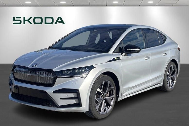 Sølvmetal Brugt 2022 Skoda Enyaq iV RS SUV | 319.900 kr. (Lidt for dyr) - Billede 1/4