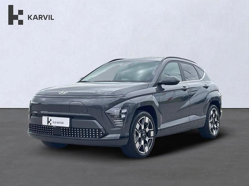 Sortmetal Brugt 2023 Hyundai Kona Ultimate SUV | 309.900 kr. - Billede 1/4