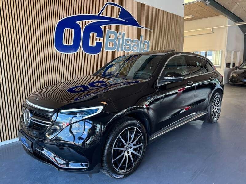 Sortmetal Brugt 2020 Mercedes EQC400 AMG line SUV | 294.900 kr. (Fair pris) - Billede 1/4