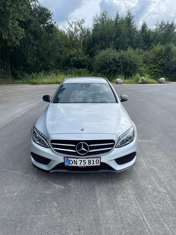 Brugt Mercedes C300 AMG line 245 HK (180 kW) 2017 Sølvmetal Stationcar