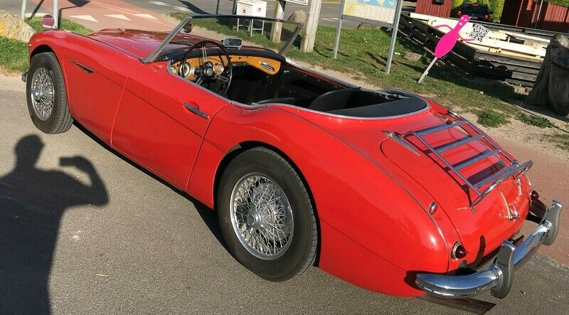 Brugt Austin Healey 100/6 1957 Rød Cabriolet
