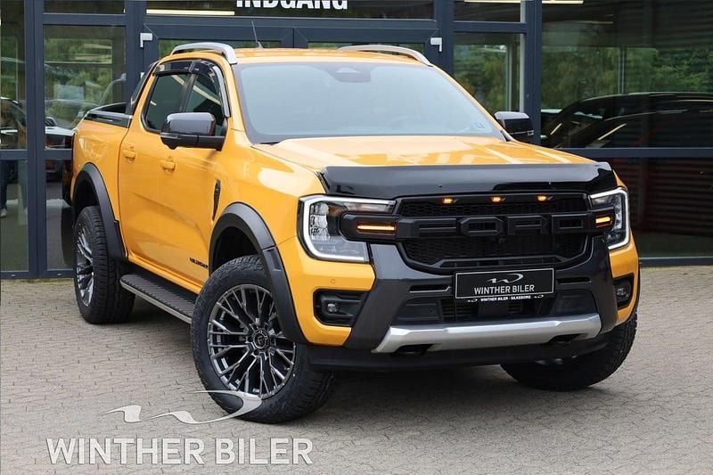 Gul Brugt 2024 Ford Ranger Wildtrack Afhentning | 449.900 kr. - Billede 1/4