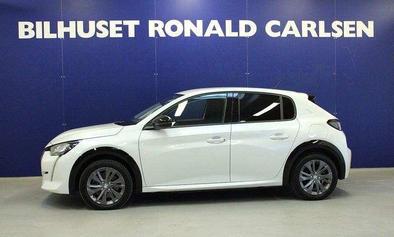 Hvidmetal Brugt 2022 Peugeot e-208 Allure Hatchback | 129.900 kr. (Fair pris) - Billede 1/4