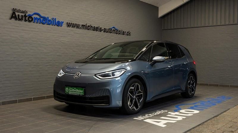 Blåmetal Brugt 2021 VW ID.3 Pro Hatchback | 194.900 kr. (Fair pris) - Billede 1/4