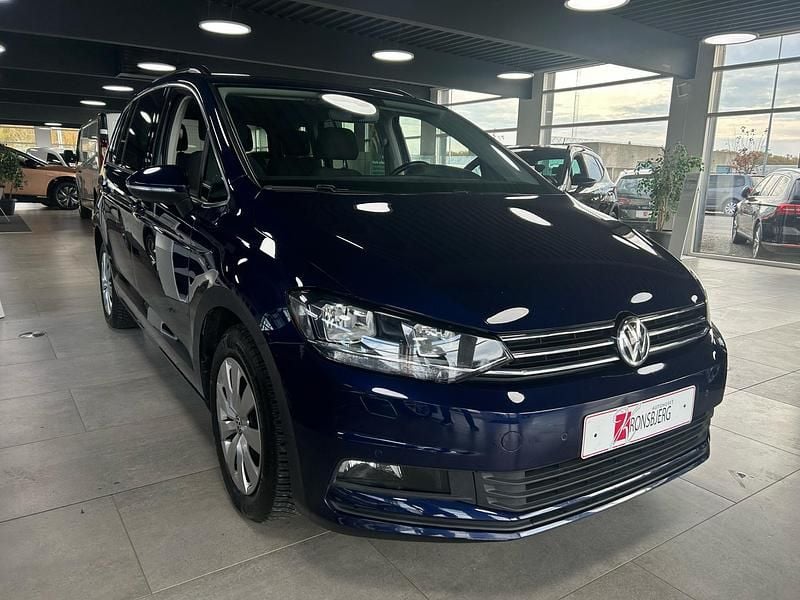Blåmetal Brugt 2018 VW Touran Comfortline MPV | 214.900 kr. (Fair pris) - Billede 1/4