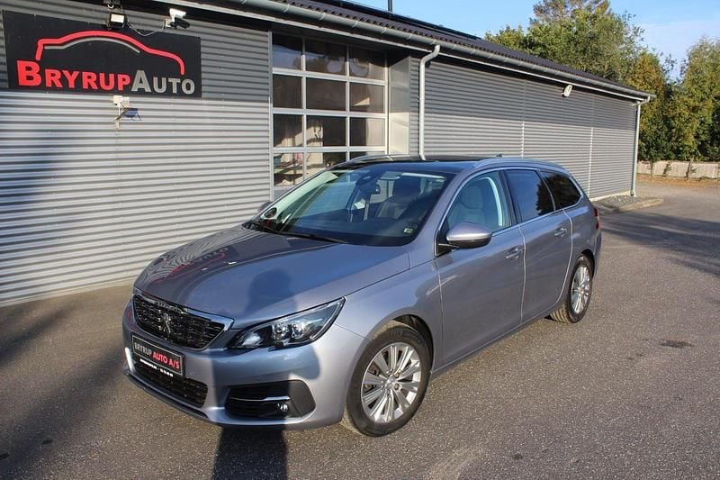 Gråmetal Brugt 2020 Peugeot 308 Selection Sky Hatchback | 124.990 kr. (Fair pris) - Billede 1/4