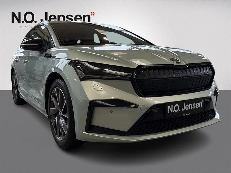 Brugt Skoda Enyaq iV SportLine 132 kW (180 HK) 2022 Sølvmetal SUV