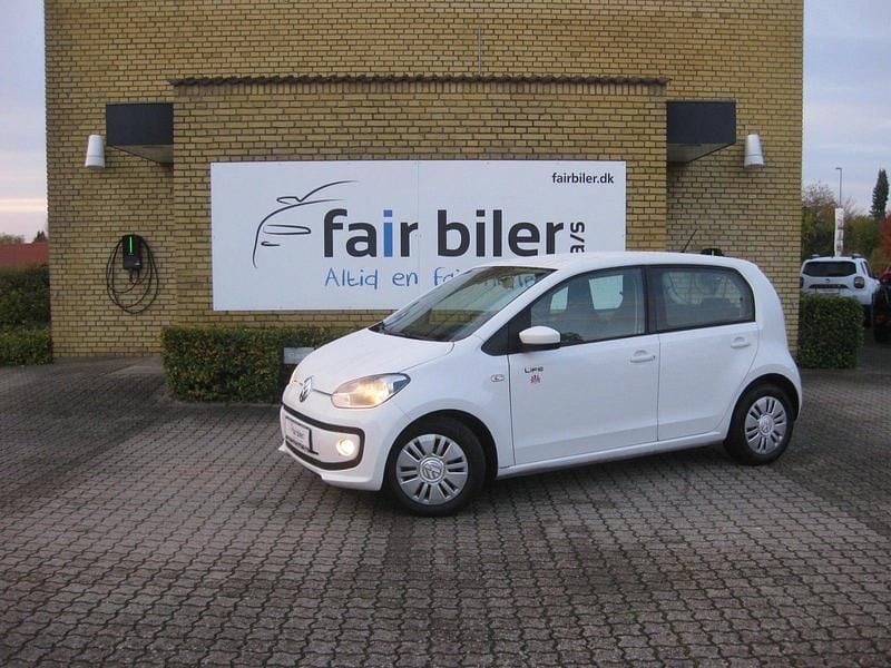 Hvid Brugt 2014 VW up! Life Hatchback | 38.500 kr. (God pris) - Billede 1/4