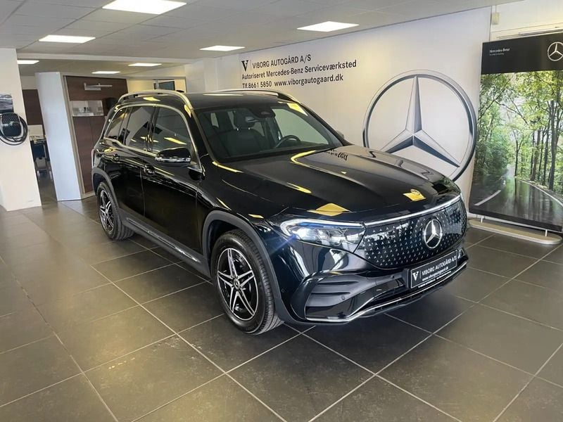 Sortmetal Brugt 2024 Mercedes EQB250+ AMG line SUV | 374.900 kr. (Dyr) - Billede 1/4