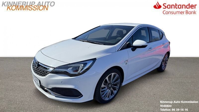 Hvid Brugt 2018 Opel Astra Dynamic Hatchback | 139.900 kr. - Billede 1/4