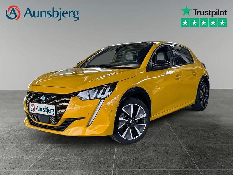 Gul Brugt 2021 Peugeot e-208 GTi Hatchback | 144.500 kr. (Fair pris) - Billede 1/4