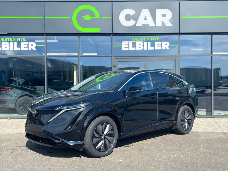 Pearl black (gat) Ny 2025 Nissan Ariya Evolve SUV | 339.700 kr. (Fair pris) - Billede 1/4