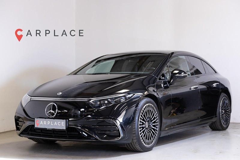 Sortmetal Brugt 2022 Mercedes EQS450+ AMG line Hatchback | 639.900 kr. (Fair pris) - Billede 1/4