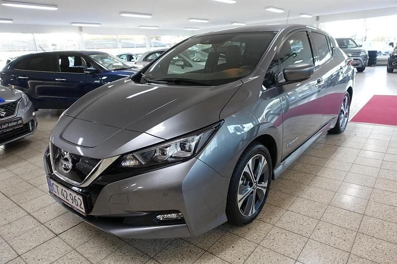Koksmetal Brugt 2020 Nissan Leaf Tekna Hatchback | 189.900 kr. - Billede 1/4