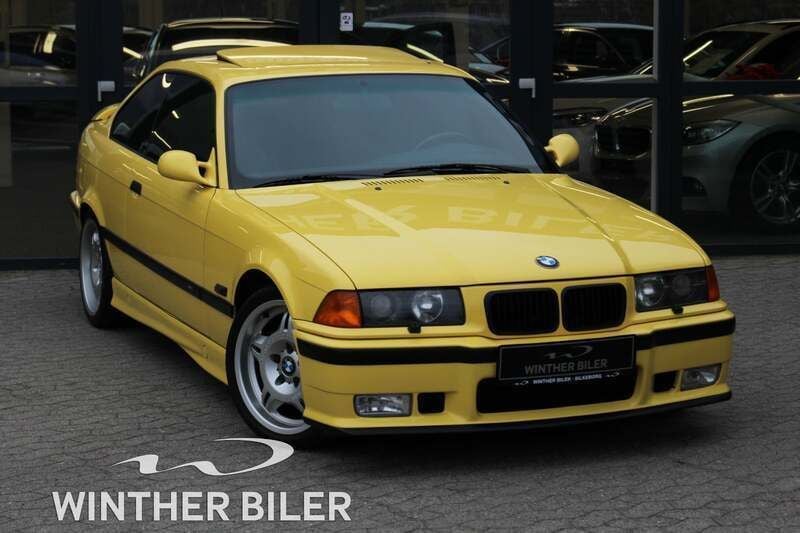 Gul Brugt 1994 BMW M3 Coupe | 399.900 kr. - Billede 1/4