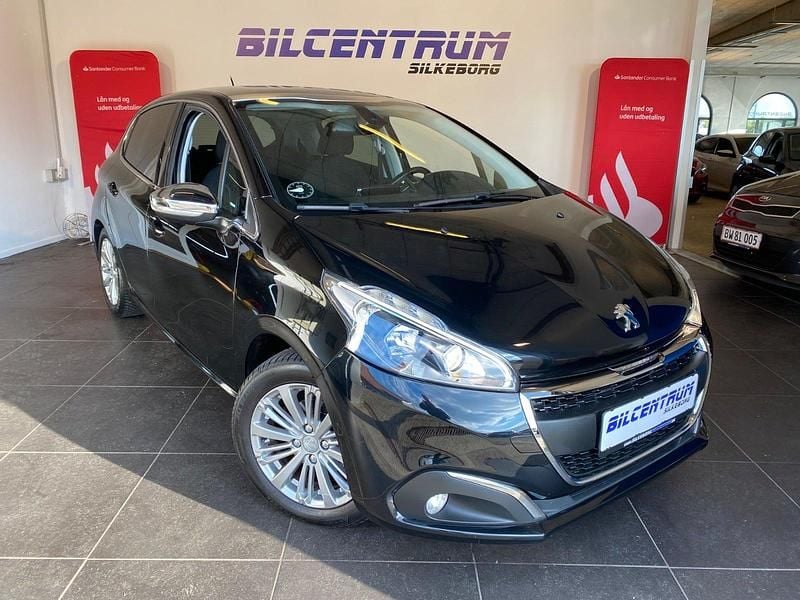 Sortmetal Brugt 2018 Peugeot 208 Allure Sky Hatchback | 59.900 kr. (Fair pris) - Billede 1/4