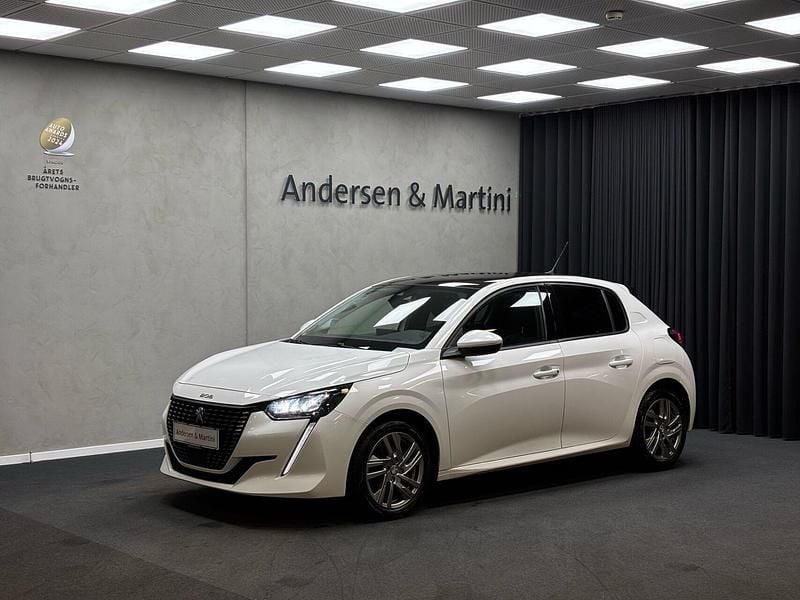 Brugt Peugeot 208 100 HK (73 kW) 2020 Hvid Hatchback