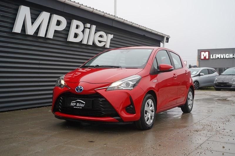 Rød Brugt 2020 Toyota Yaris Hybrid H2 Hatchback | 109.800 kr. (God pris) - Billede 1/4